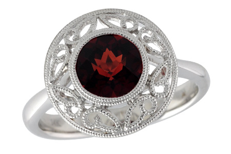 A186-75062: LDS RG 1.54 CT GARNET