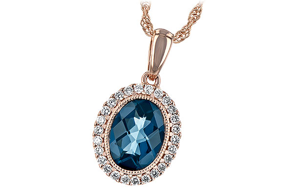 A189-46835: NECK 1.28 LONDON BLUE TOPAZ 1.41 TGW