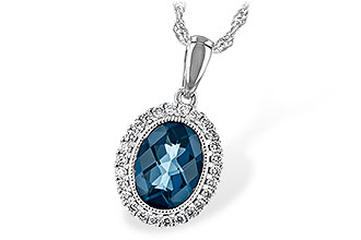 A189-46835: NECK 1.28 LONDON BLUE TOPAZ 1.41 TGW