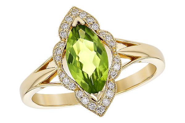 A190-42344: LDS RG .94 PERIDOT 1.05 TGW