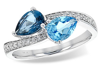 A190-43235: LDS RG 1.52 BLUE TOPAZ 1.66 TGW