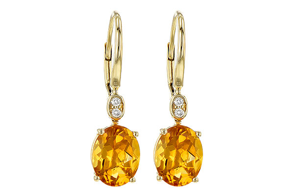 A190-45008: EARR 3.20 TW CITRINE 3.25 TGW (9x7MM CIT)