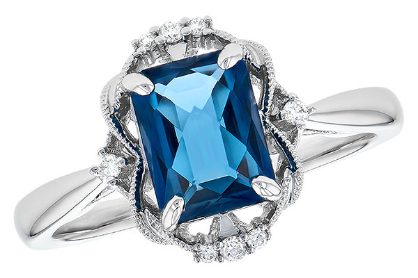 A273-12308: LDS RG 1.70 LONDON BLUE TOPAZ 1.76 TGW