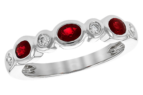 A273-12362: LDS WED RG .55 RUBY .68 TGW
