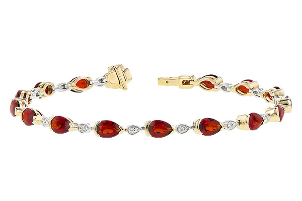A273-13208: BRACELET 6.44 GARNET 6.60 TGW