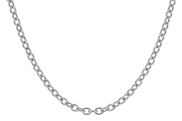 A274-06853: CABLE CHAIN (1.3MM, 14KT, 24IN, LOBSTER CLASP)