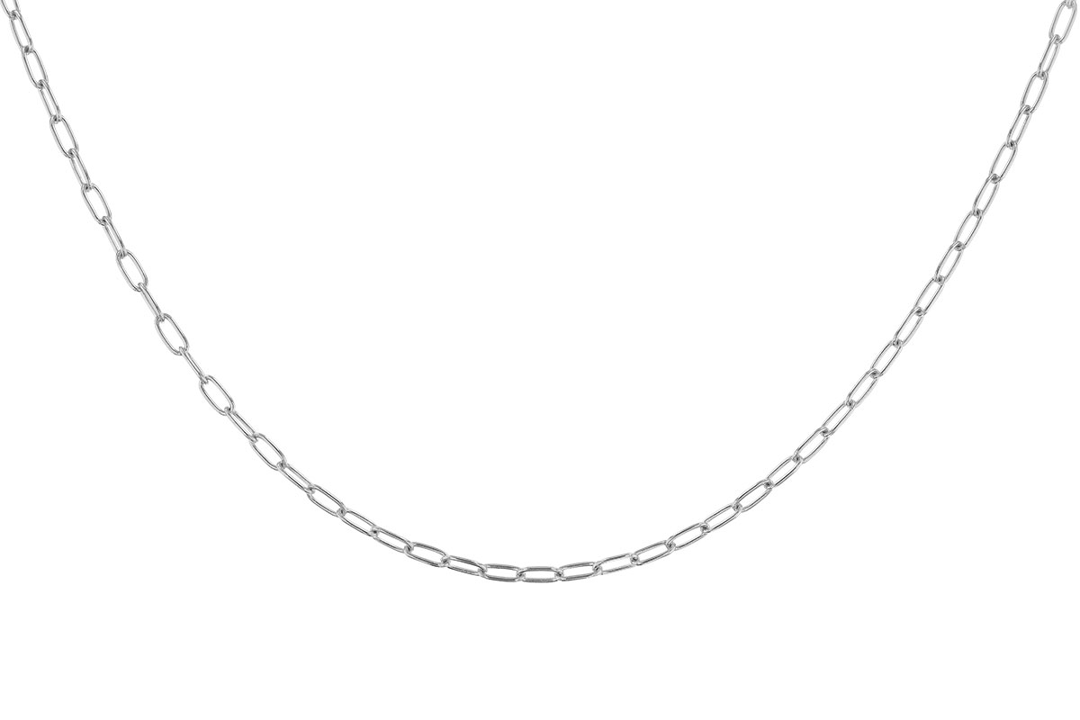 A274-91371: PAPERCLIP SM (7IN, 2.40MM, 14KT, LOBSTER CLASP)