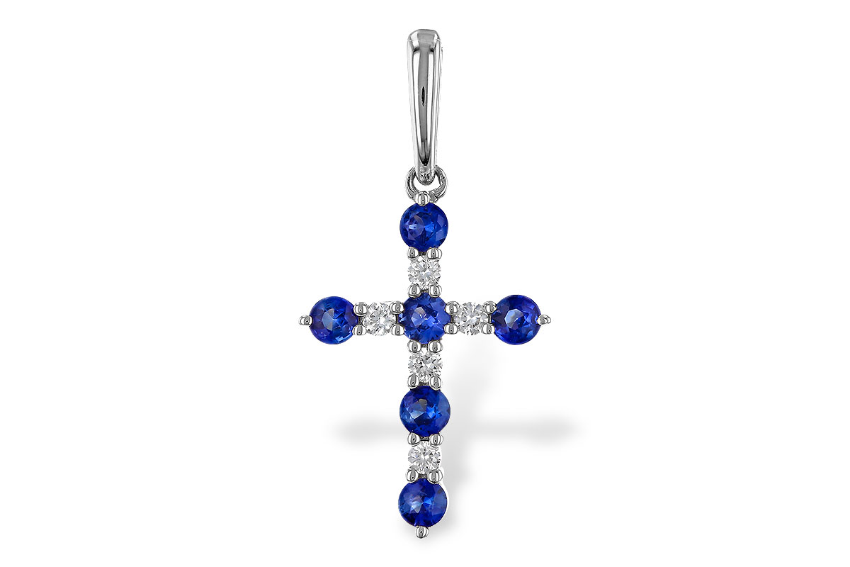 A274-93199: PENDANT .34 TW SAPP .42 TGW
