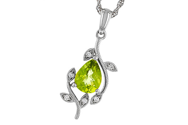 A274-94135: NECKLACE 1.16 PERIDOT 1.21 TGW (8x6MM PER)