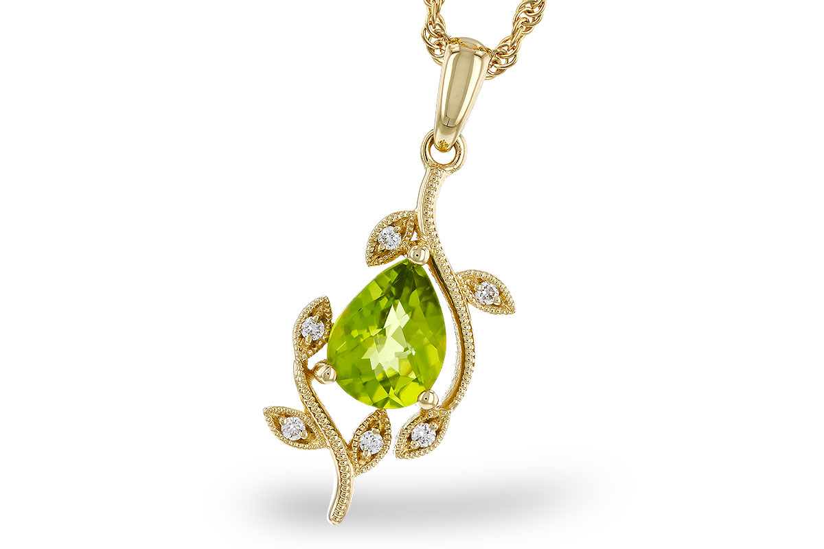 A274-94135: NECKLACE 1.16 PERIDOT 1.21 TGW (8x6MM PER)