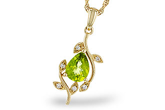 A274-94135: NECKLACE 1.16 PERIDOT 1.21 TGW (8x6MM PER)
