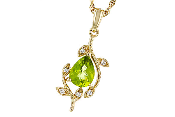 A274-94135: NECKLACE 1.16 PERIDOT 1.21 TGW (8x6MM PER)