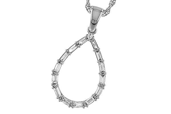 A274-96844: NECKLACE .27 BAG .28 TW