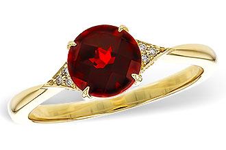 A274-97753: LDS RG 1.46 GARNET 1.48 TGW (7MM RD)