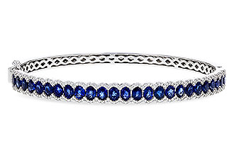 A274-98653: BANGLE 5.09 TW SAPPHIRE 5.65 TGW
