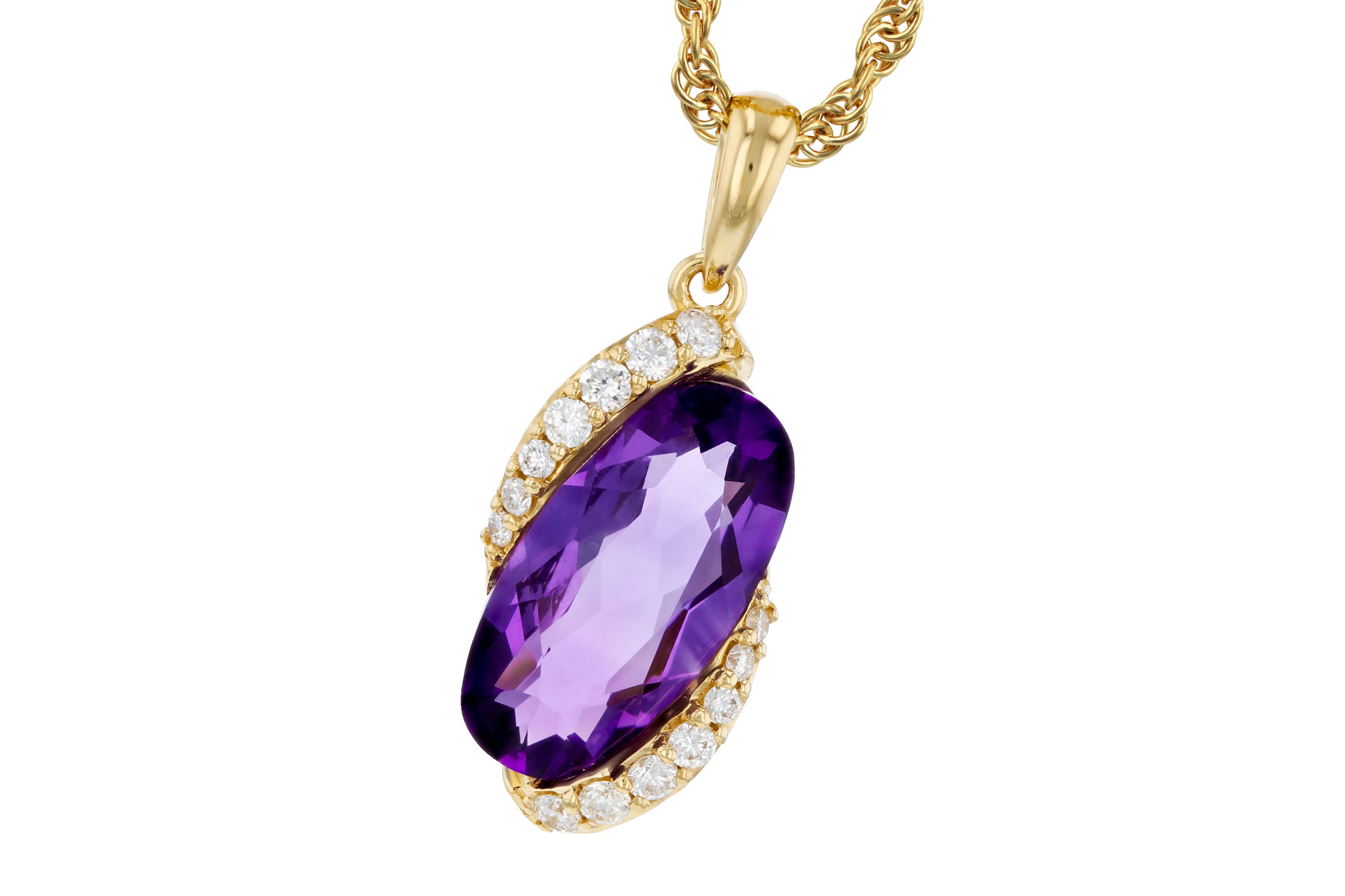 A275-84135: NECK 1.72 AMETHYST 1.84 TGW (12x6MM AMY)
