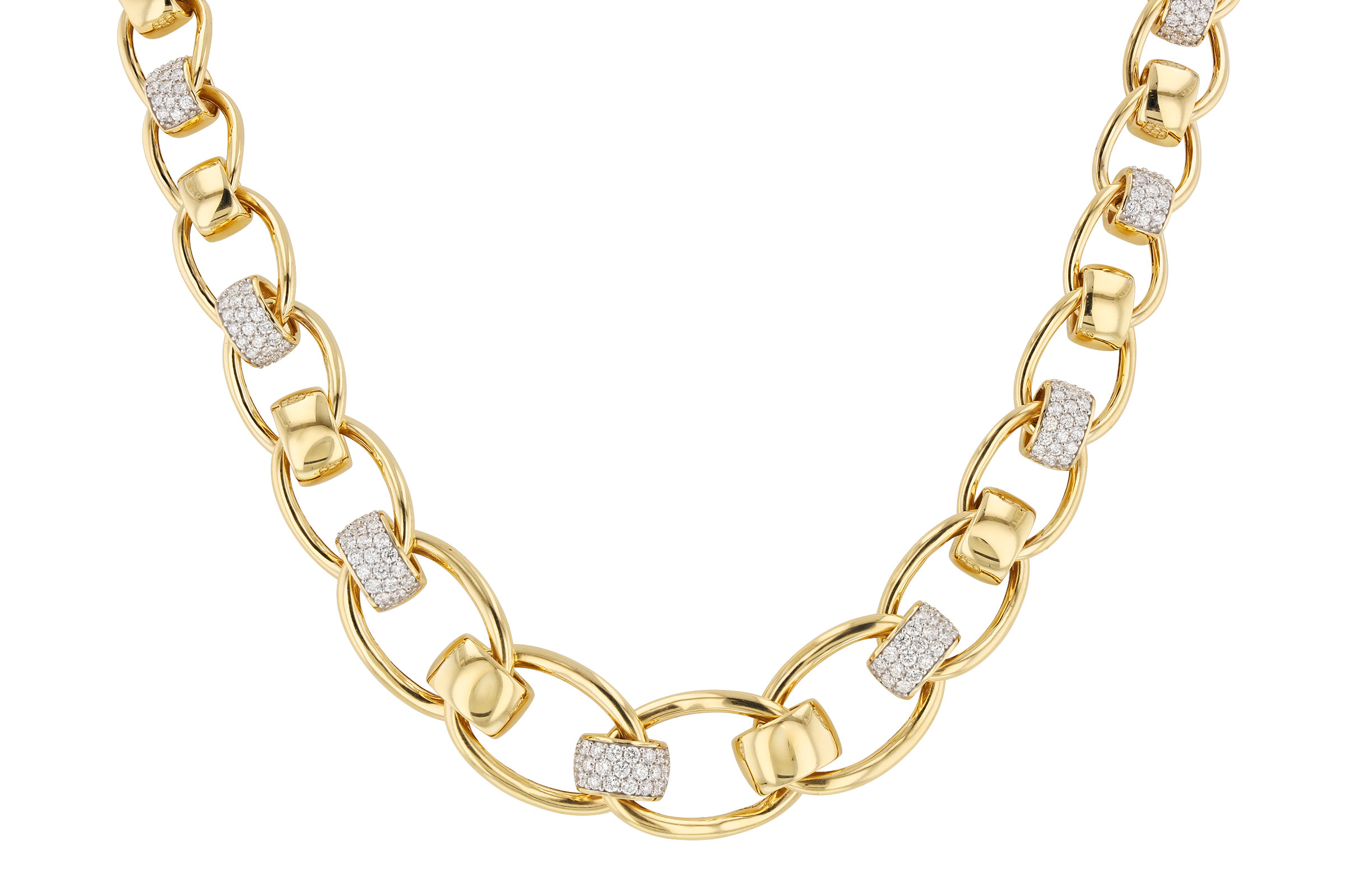 A275-84171: NECKLACE 2.00 TW (17")