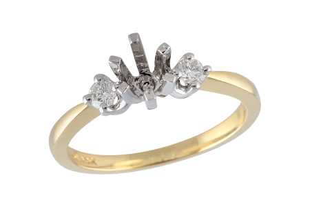 B005-85017: LDS SEMI DIA RING .14 TW