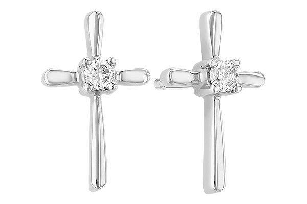 B184-04153: EARRINGS .04 TW