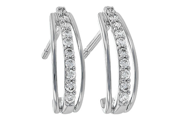 B184-93189: EARRINGS .19 TW