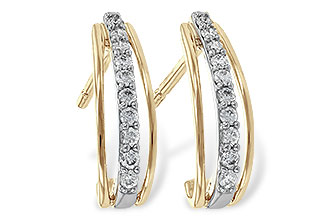 B184-93189: EARRINGS .19 TW