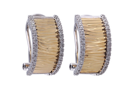 B184-93217: EARRINGS .37 TW