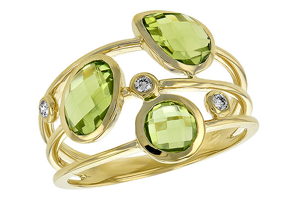 B189-49617: LDS RG 2.45 PERIDOT 2.50 TGW