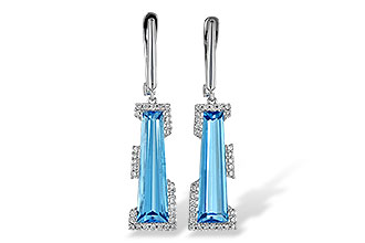 B190-37808: EARR 6.12 TW BLUE TOPAZ 6.33 TGW