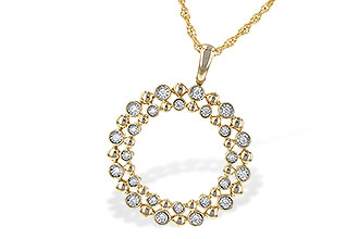 B190-41380: NECKLACE .12 TW
