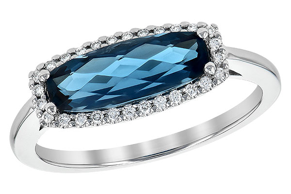 B190-41444: LDS RG 1.79 LONDON BLUE TOPAZ 1.90 TGW