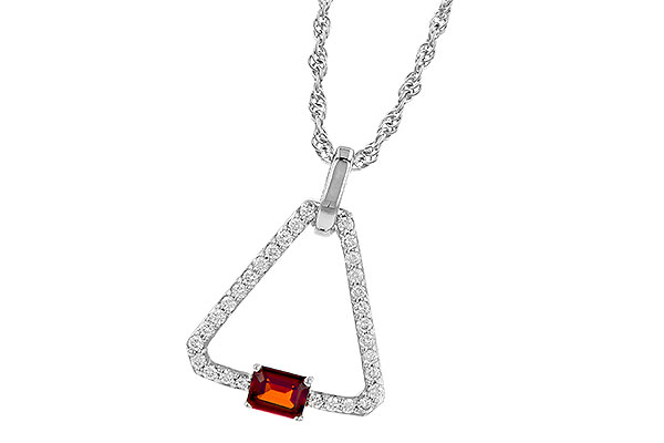 B273-14135: NECK .20 GARNET .34 TGW