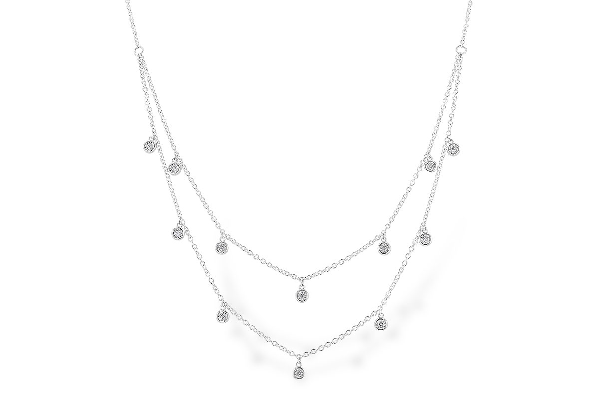 B274-01444: NECKLACE .22 TW (18 INCHES)