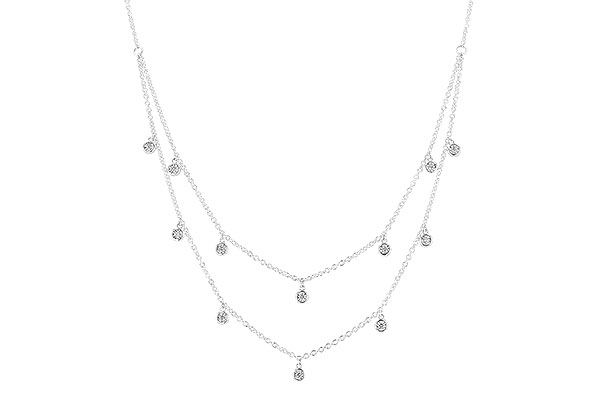 B274-01444: NECKLACE .22 TW (18 INCHES)