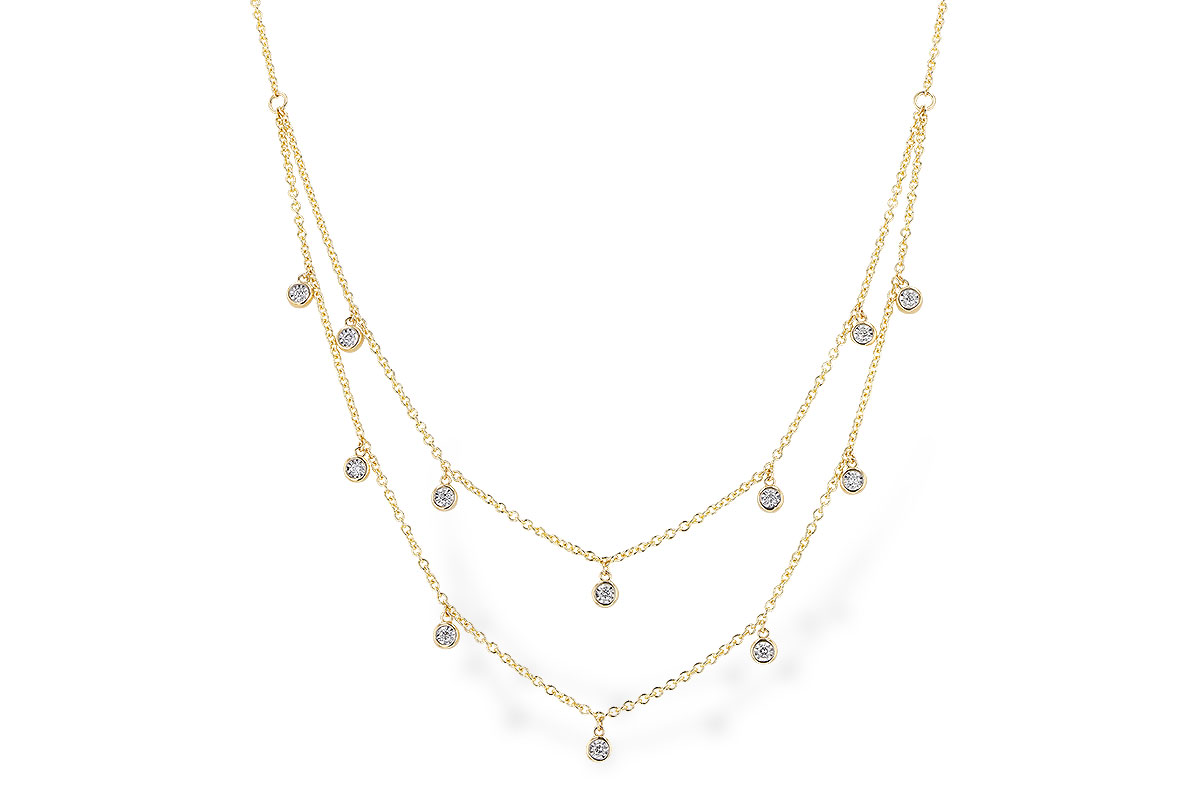 B274-01444: NECKLACE .22 TW (18 INCHES)