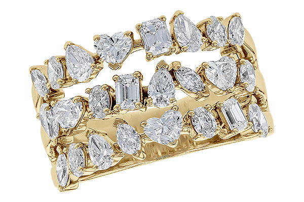 B274-03235: LDS DIA WED RG 2.00 TW FANCY CUT DIAS