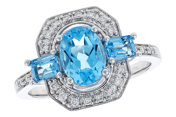 B274-03262: LDS RG 1.75 TW BLUE TOPAZ 1.90 TGW