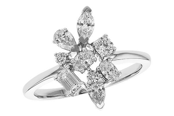 B274-07817: LDS DIA RG .75 TW FANCY CUT DIAMONDS