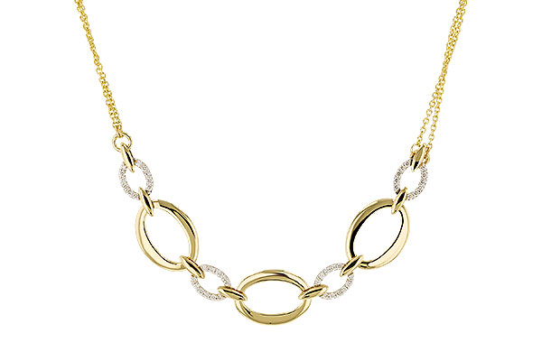 B274-92289: NECKLACE .50 TW (18")
