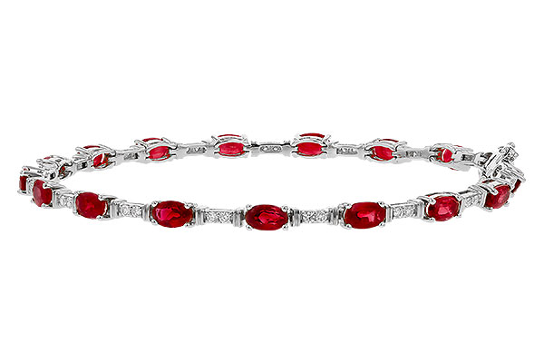 B274-93271: BRACELET 4.65 RUBY 4.97 TGW (7")