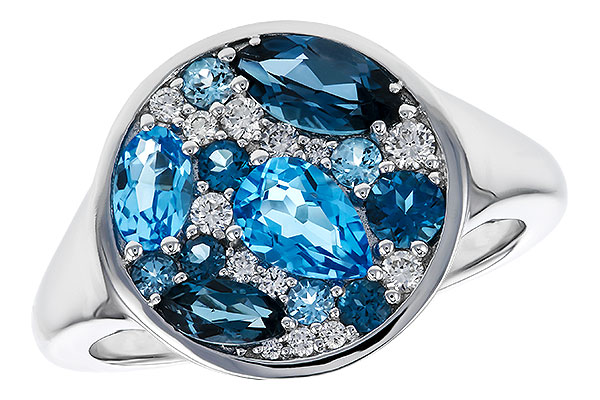 B274-95035: LDS RG 1.80 TW BLUE TOPAZ 1.96 TGW