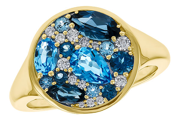 B274-95035: LDS RG 1.80 TW BLUE TOPAZ 1.96 TGW