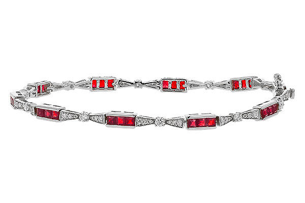 B274-96862: BRACELET 2.05 RUBY 2.70 TGW (7")