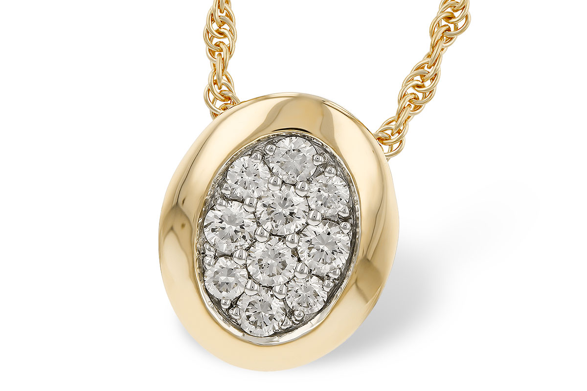 B274-97744: NECKLACE .25 TW