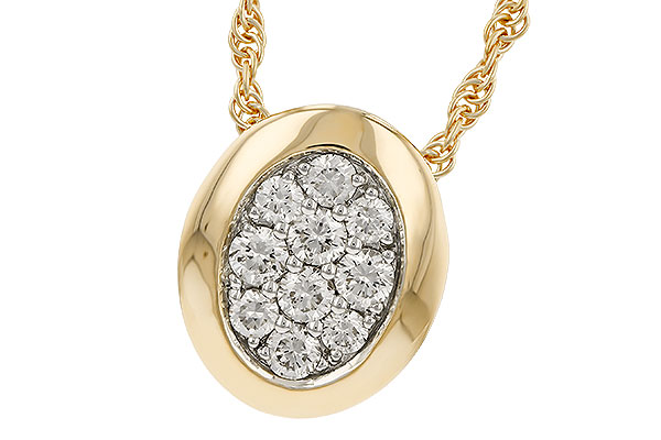 B274-97744: NECKLACE .25 TW