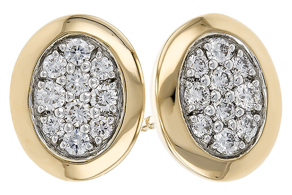 B274-97753: EARRINGS .39 TW