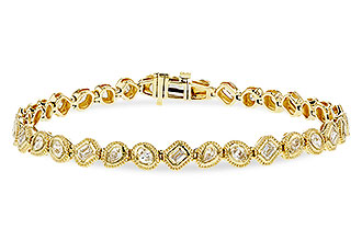 B274-98708: BRACELET 2.15 TW FANCY CUT DIAMONDS