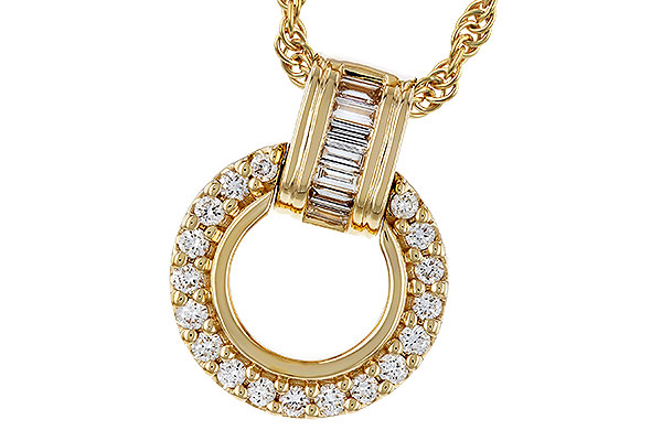 B274-99635: NECKLACE .12 BAG .33 TW