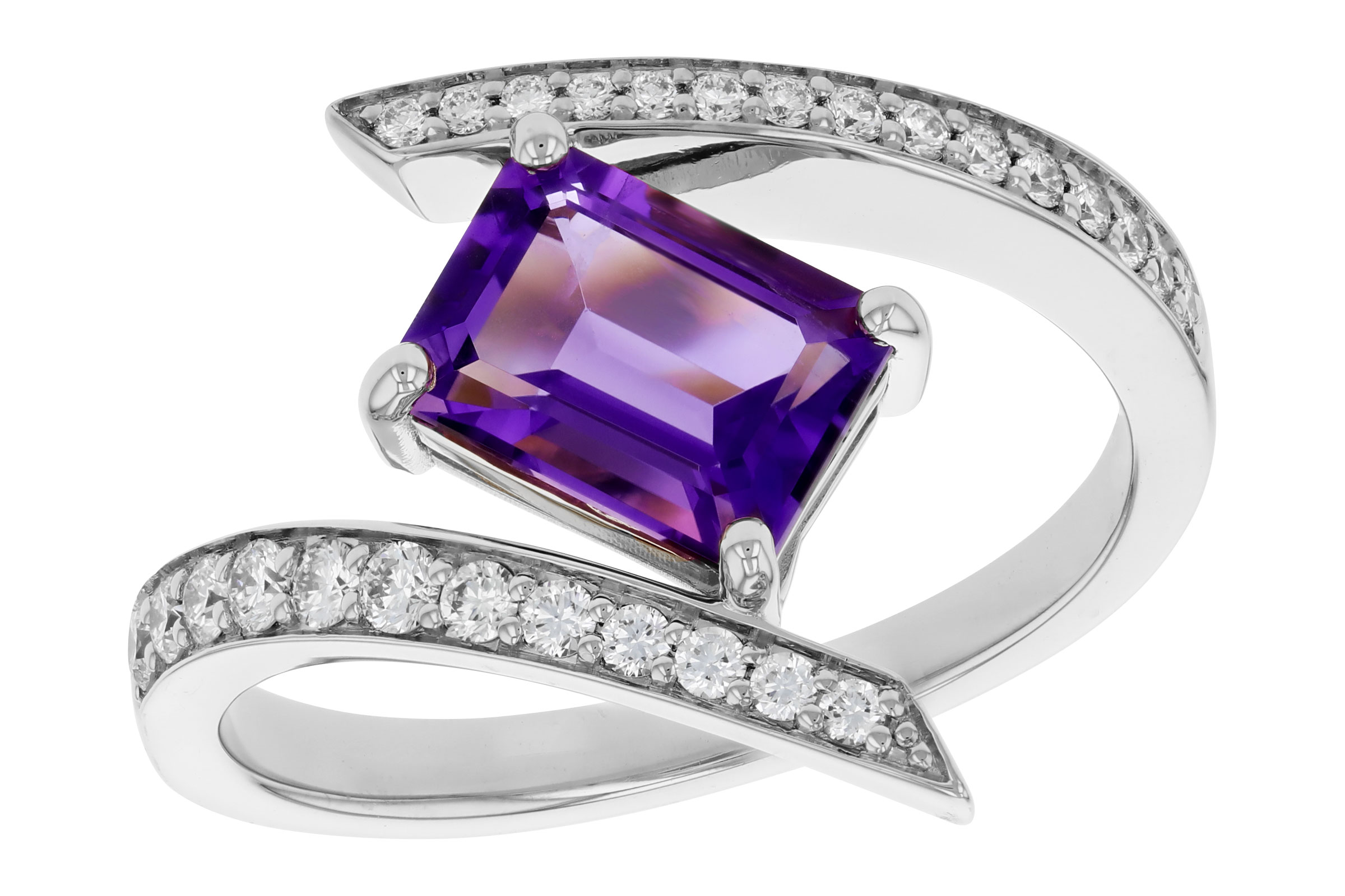 B275-85062: LDS RG 1.36 AMETHYST 1.63 TGW (8x6MM AMY)