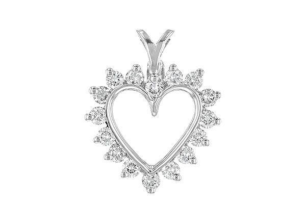 C006-75998: HEART PENDANT .45 TW