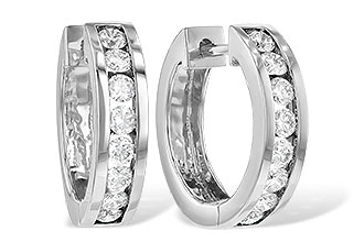 C185-85017: EARRINGS 1 CT TW